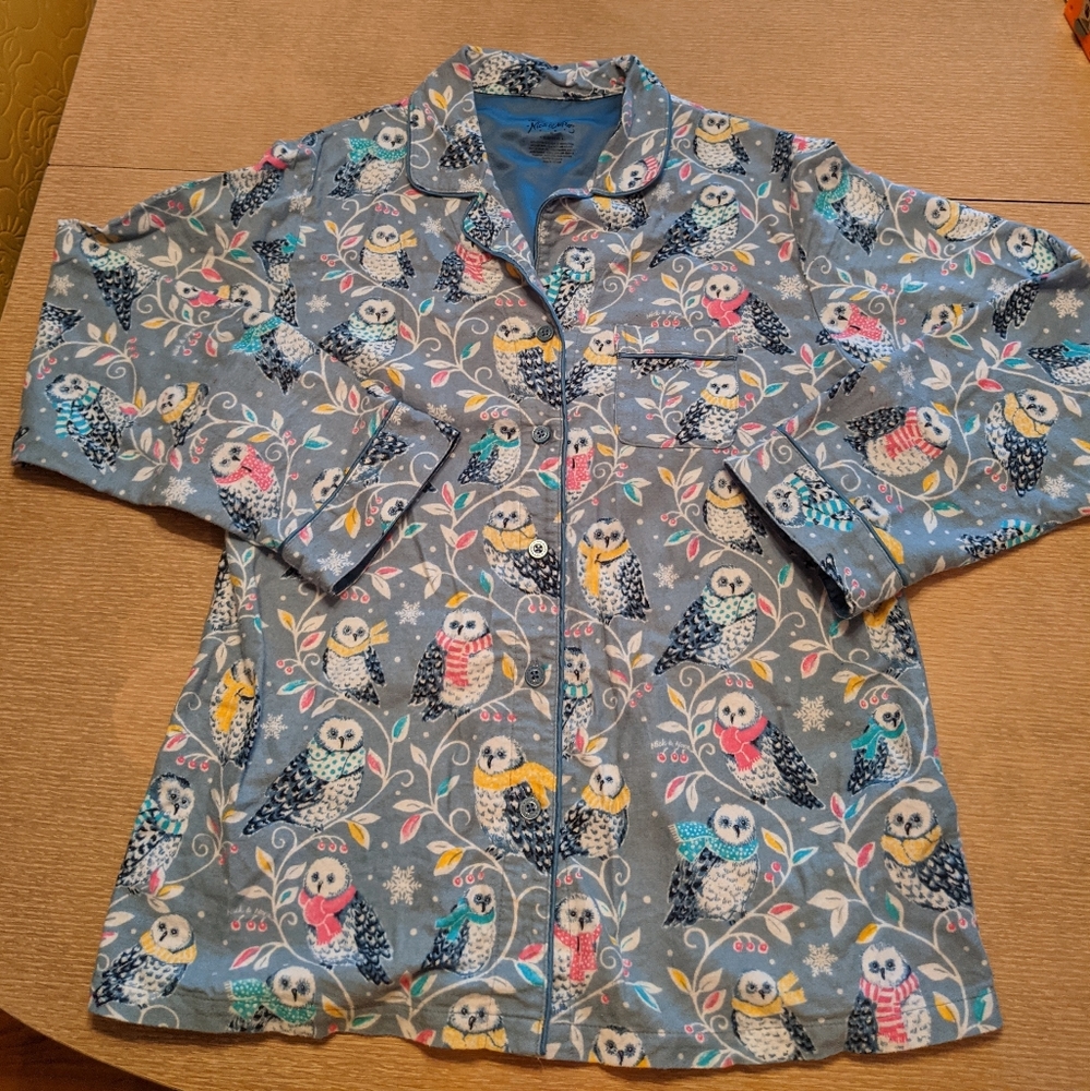 Snowy Owl pajama top
